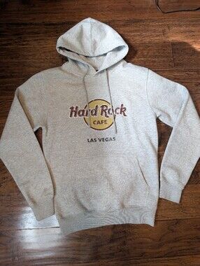 Hard Rock Cafe Las Vegas Grey Hoodie Size Medium